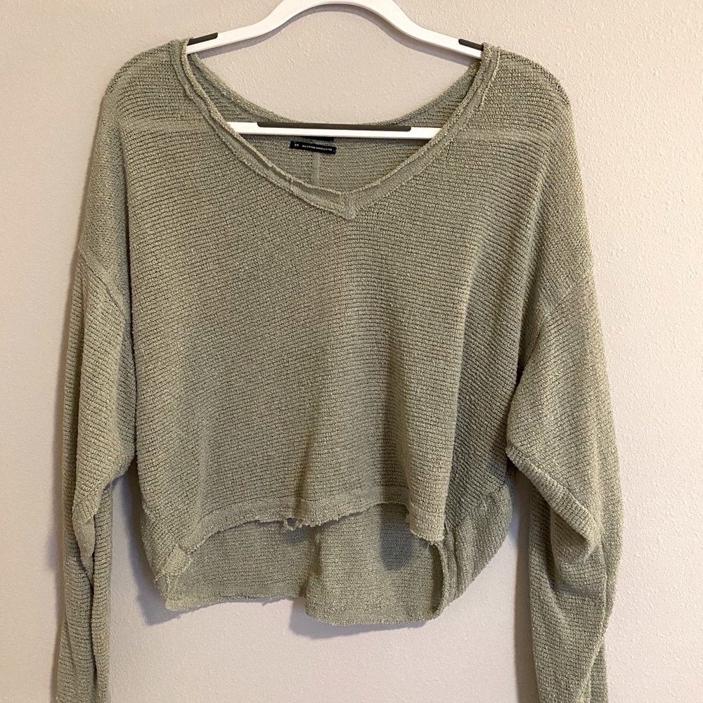 Out from Under UO Sage Green Slouchy top